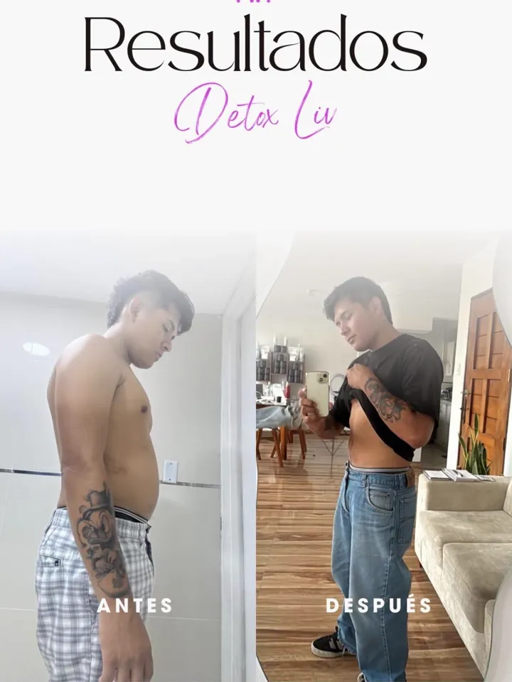 Resultado detox — antes y después